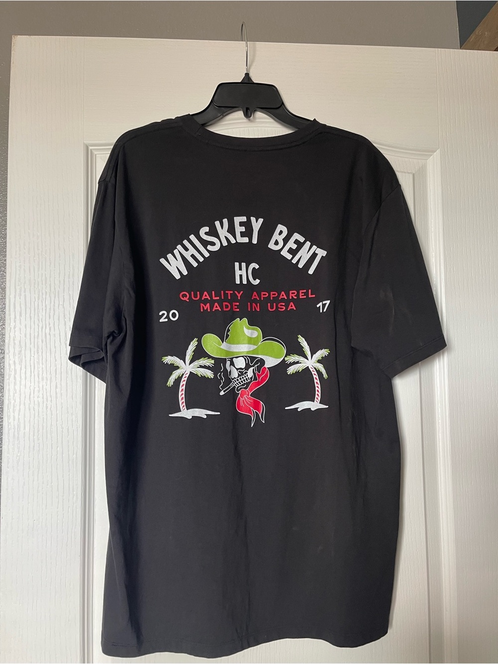 Whiskey Bent Black Graphic Short-Sleeve Tee